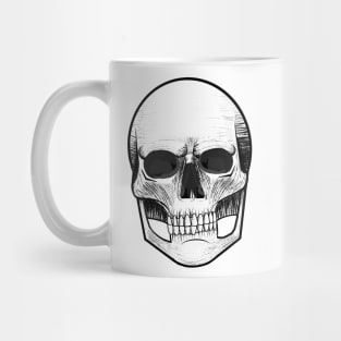 Grungy Goth Skull Mug